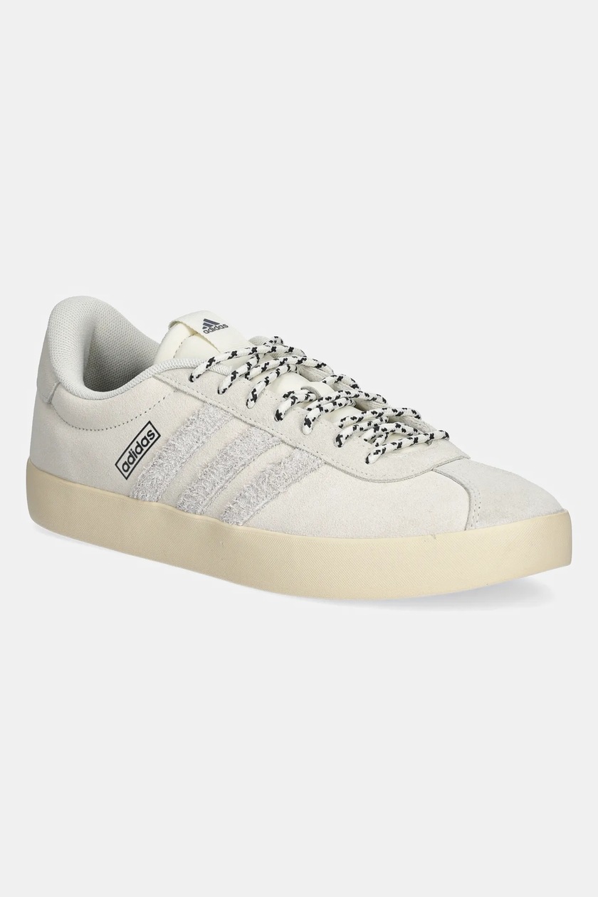 adidas sneakersy zamszowe VL Court 3.0 kolor beżowy JP5296