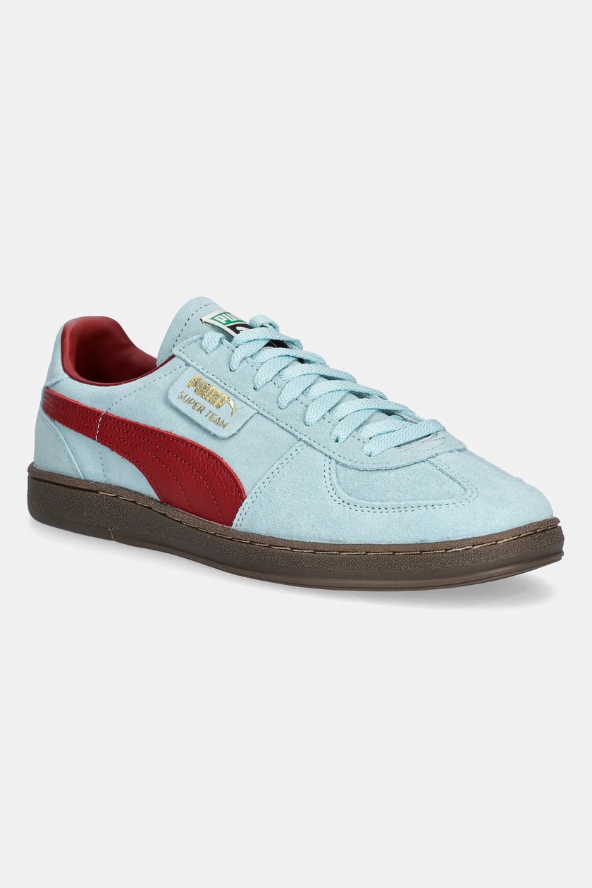 Puma suede sneakers Super Team SD men's turquoise color 398528 at