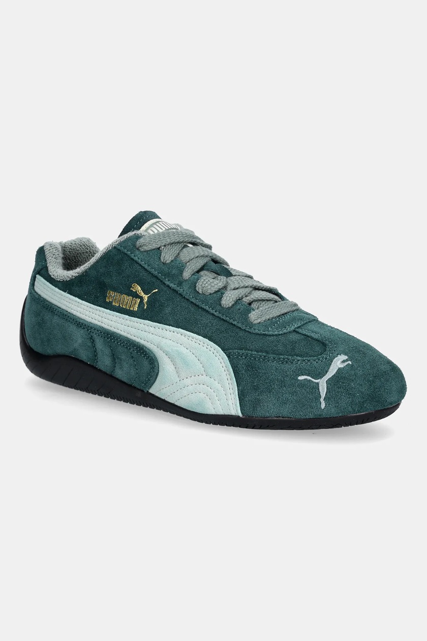Замшевые кроссовки Puma Speedcat The NeverWorn V цвет зелёный