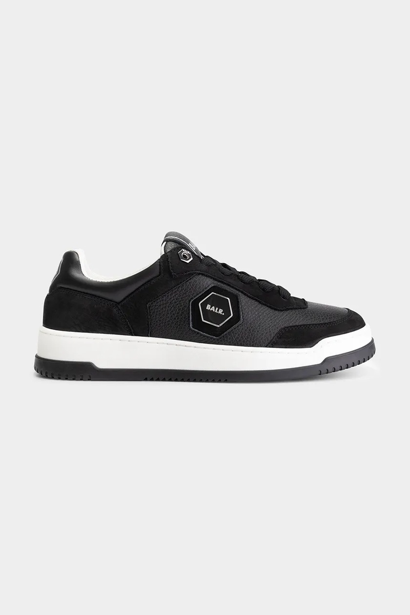 Just Cavalli sneakers din piele barbati, culoarea negru