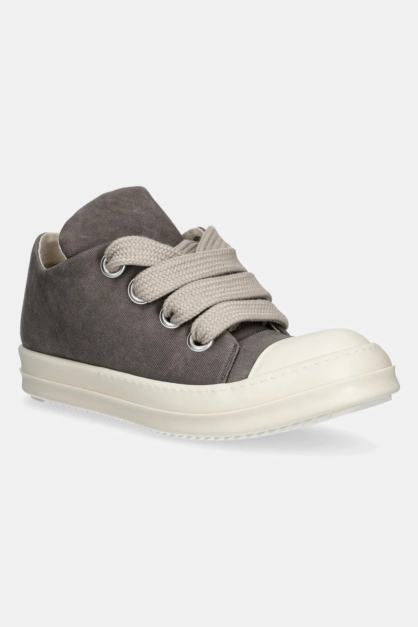 Rick Owens sneakers Jumbo Lace Puffer Low Sneaks gray color