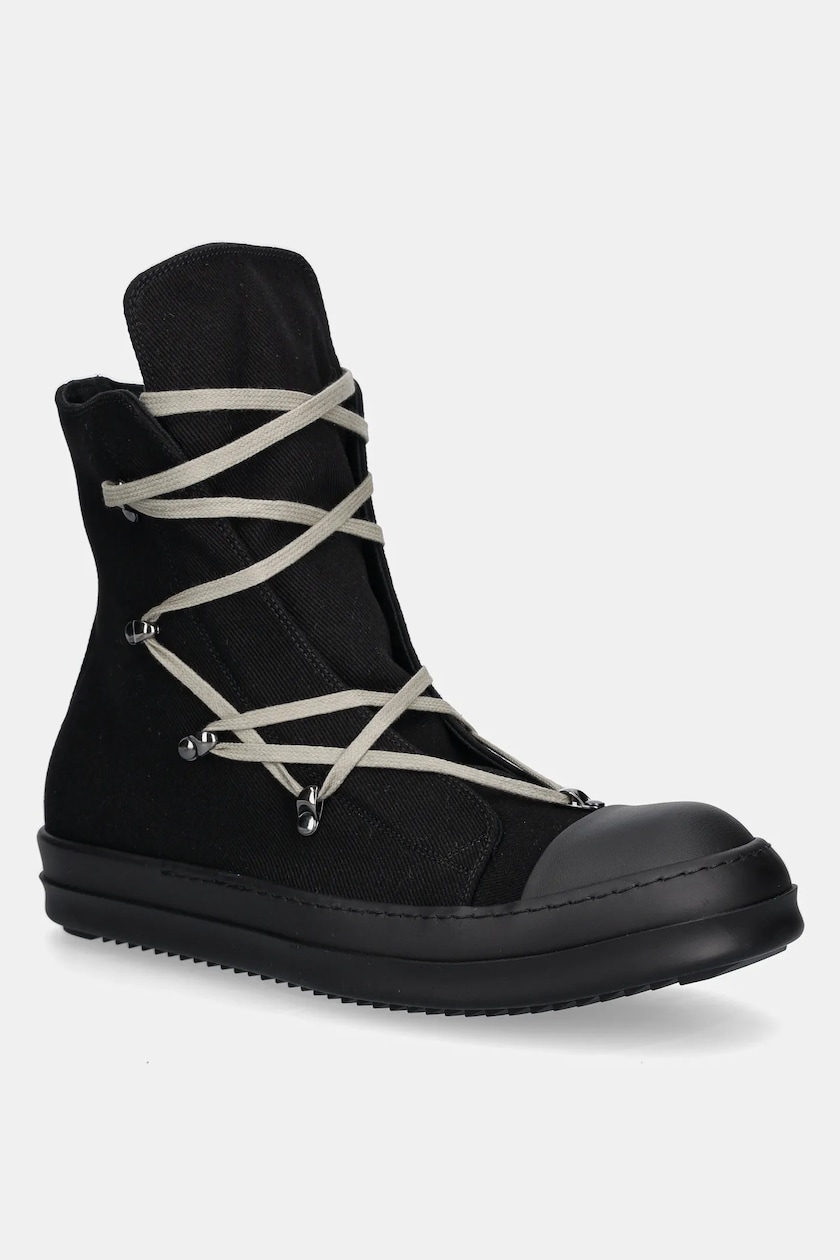Rick Owens trainers Jumbo Laces Abstract Sneak men's black Rick Owens trainers Jumbo Laces Abstract Sneak men's black