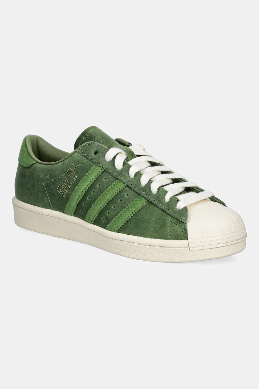 Green Adidas Superstar 80s Suede Trainers Superstar 80s Adidas
