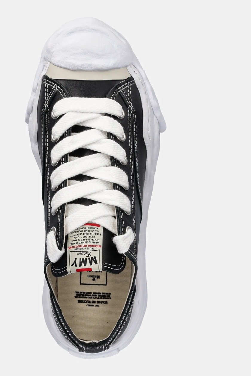 Maison MIHARA YASUHIRO leather plimsolls Hank Shoes black color