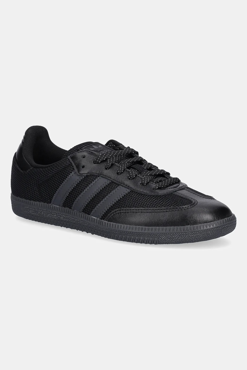 adidas SAMBA スニーカー ブラック adidas SAMBA atmos x FACE CORE BLACK/FOOTWEAR WHITE/GOLD