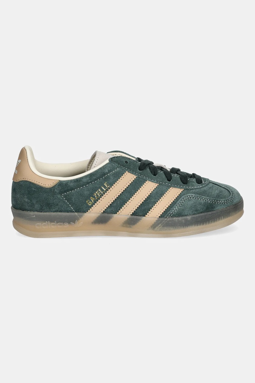 adidas Gazelle Indoor Shadow Green Warm Sandstone JH5402 at PRM US
