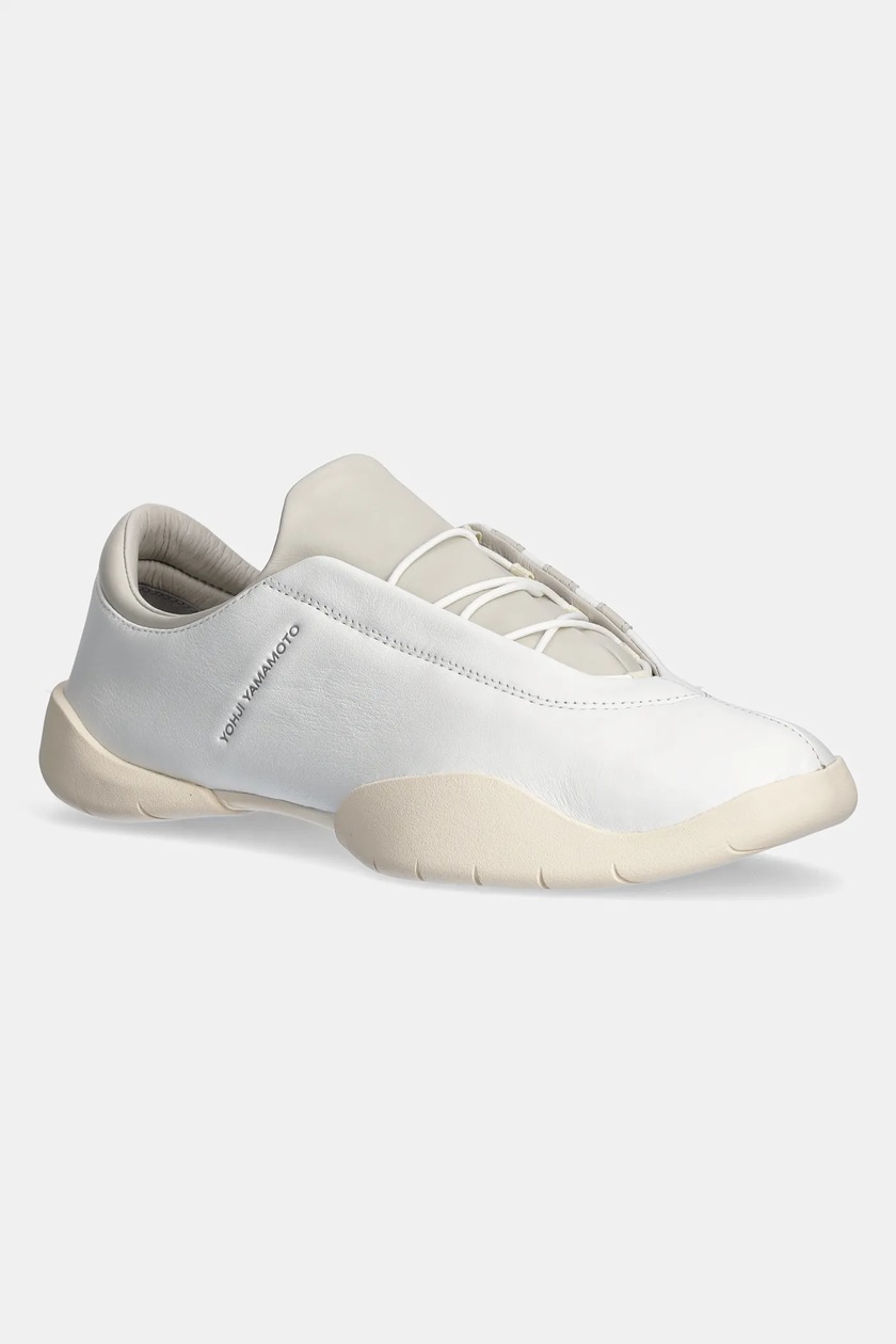 スニーカー Y-3 Regu Lace-up Sneakers Y-3 Men's Regu Leather Low-Top Sneakers | Neiman Marcus