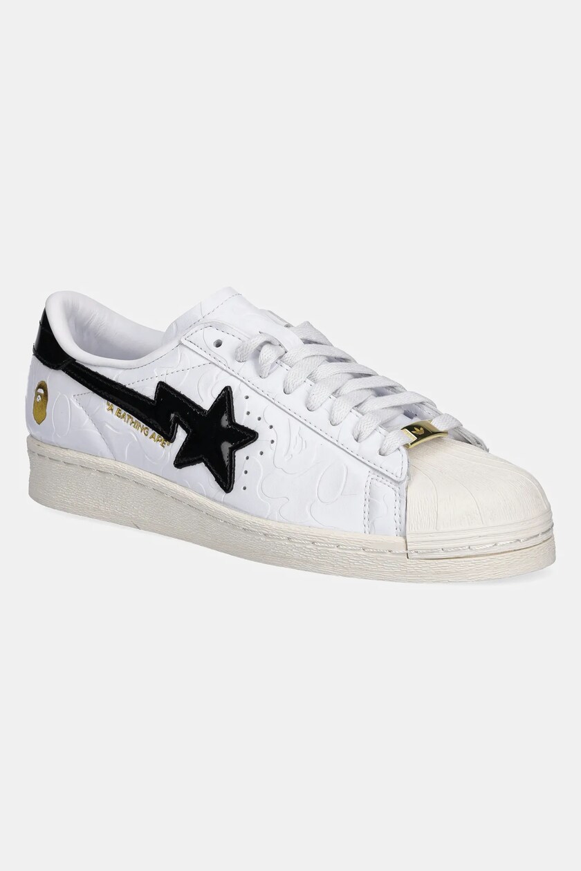 adidas Originals x BAPE SSTR PACK sneakers white color
