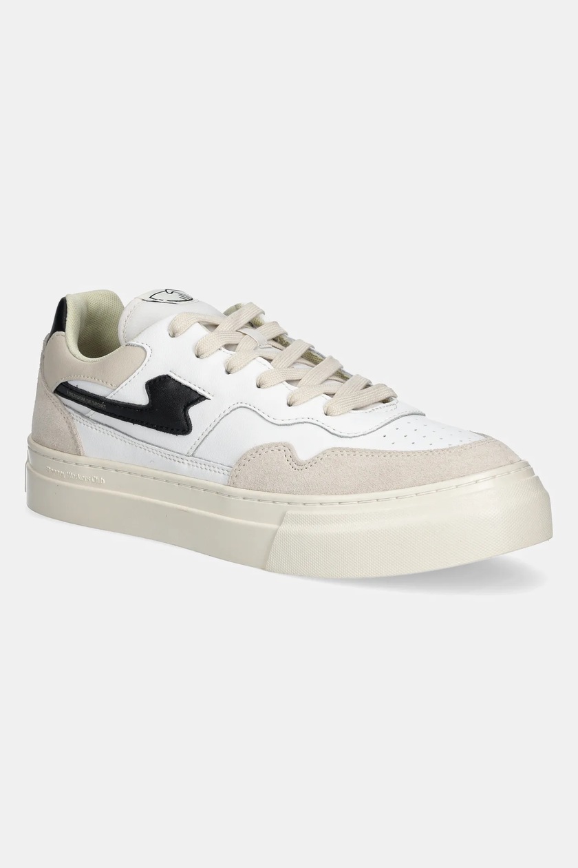 Raf Simons leather sneakers Cylon white color at PRM US