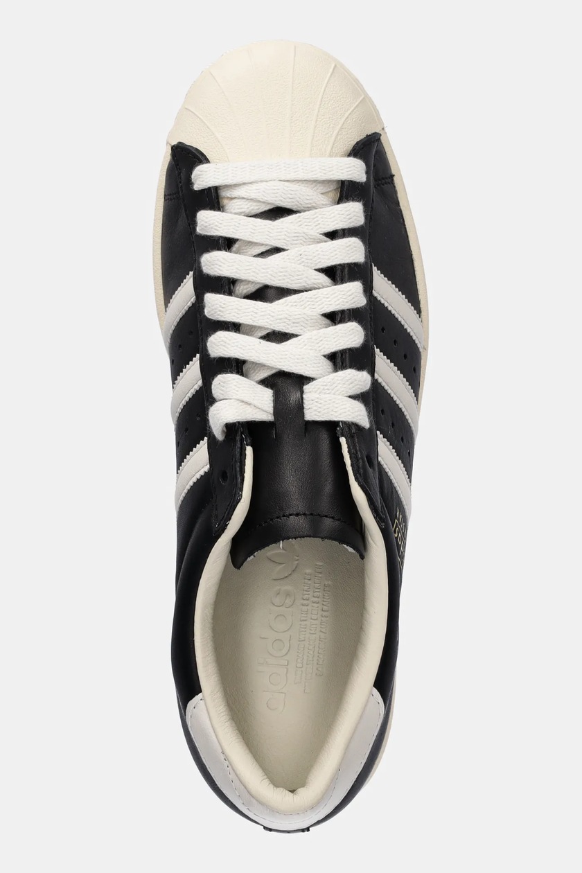adidas Originals leather sneakers Superstar Vintage black color
