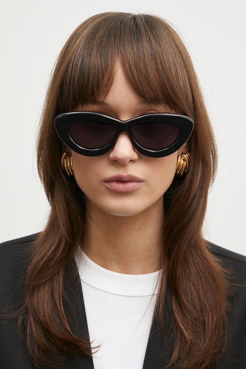 【関税込み】Alba Sunglasses - ANINE BING - Acetate - Black Anine Bing sunglasses Alba Sunglasses PRM EU