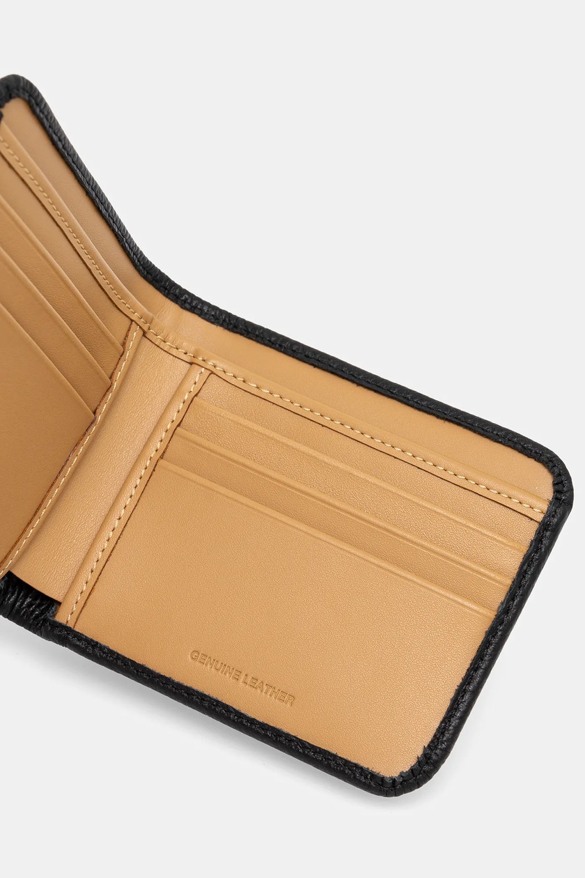 Fred Perry leather wallet men's black color L9264.102 at PRM US