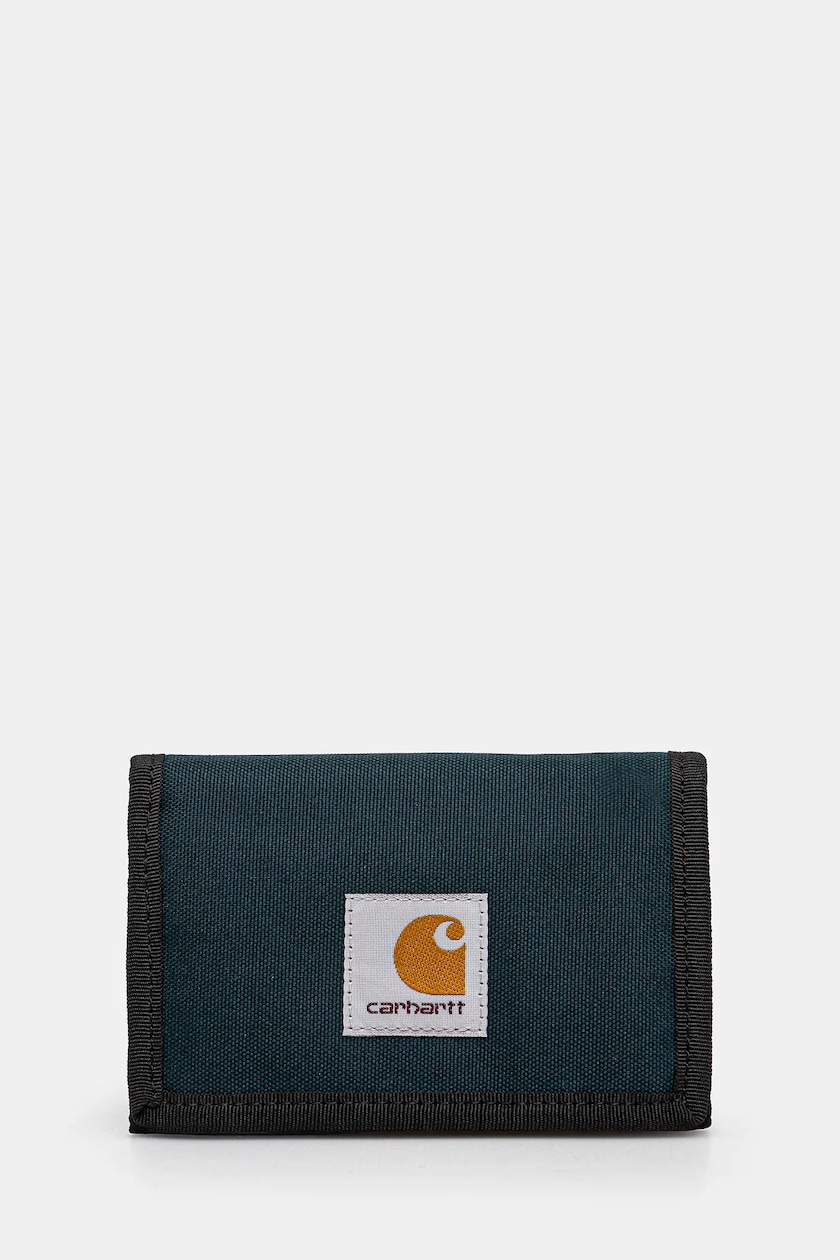 Carhartt WIP portafoglio Alec Wallet colore turchese