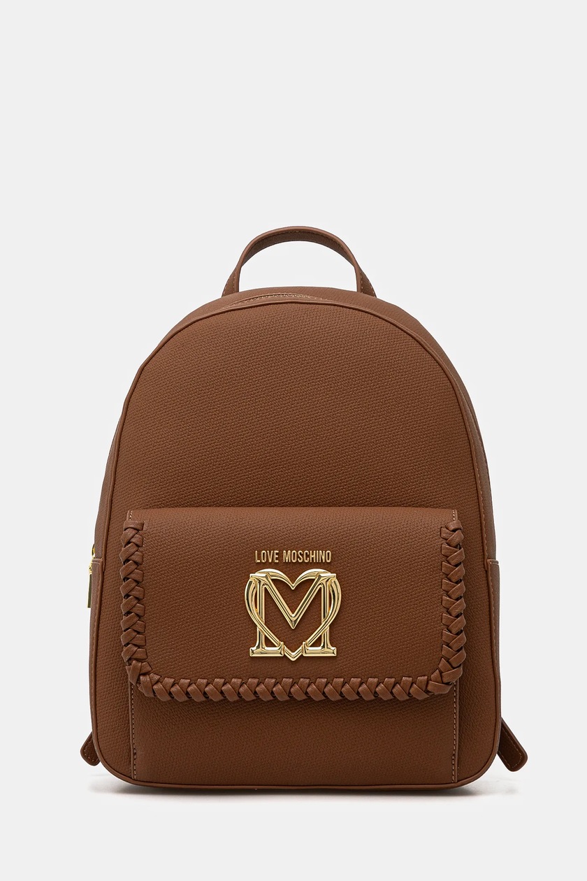 Love Moschino Gold Logo Zainetto Blu - Acquista A Prezzi Outlet
