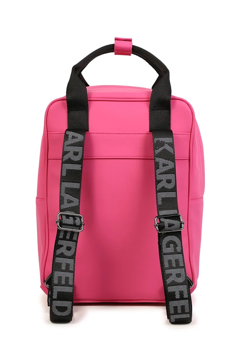 Karl Lagerfeld plecak dziecięcy kolor różowy duży z