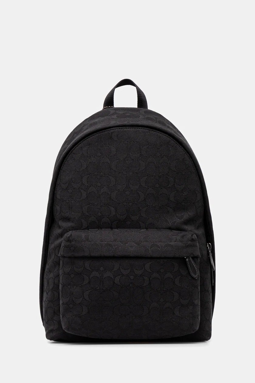 coach リュック　メンズ Coach plecak skórzany męski kolor czarny duży gładki CV982