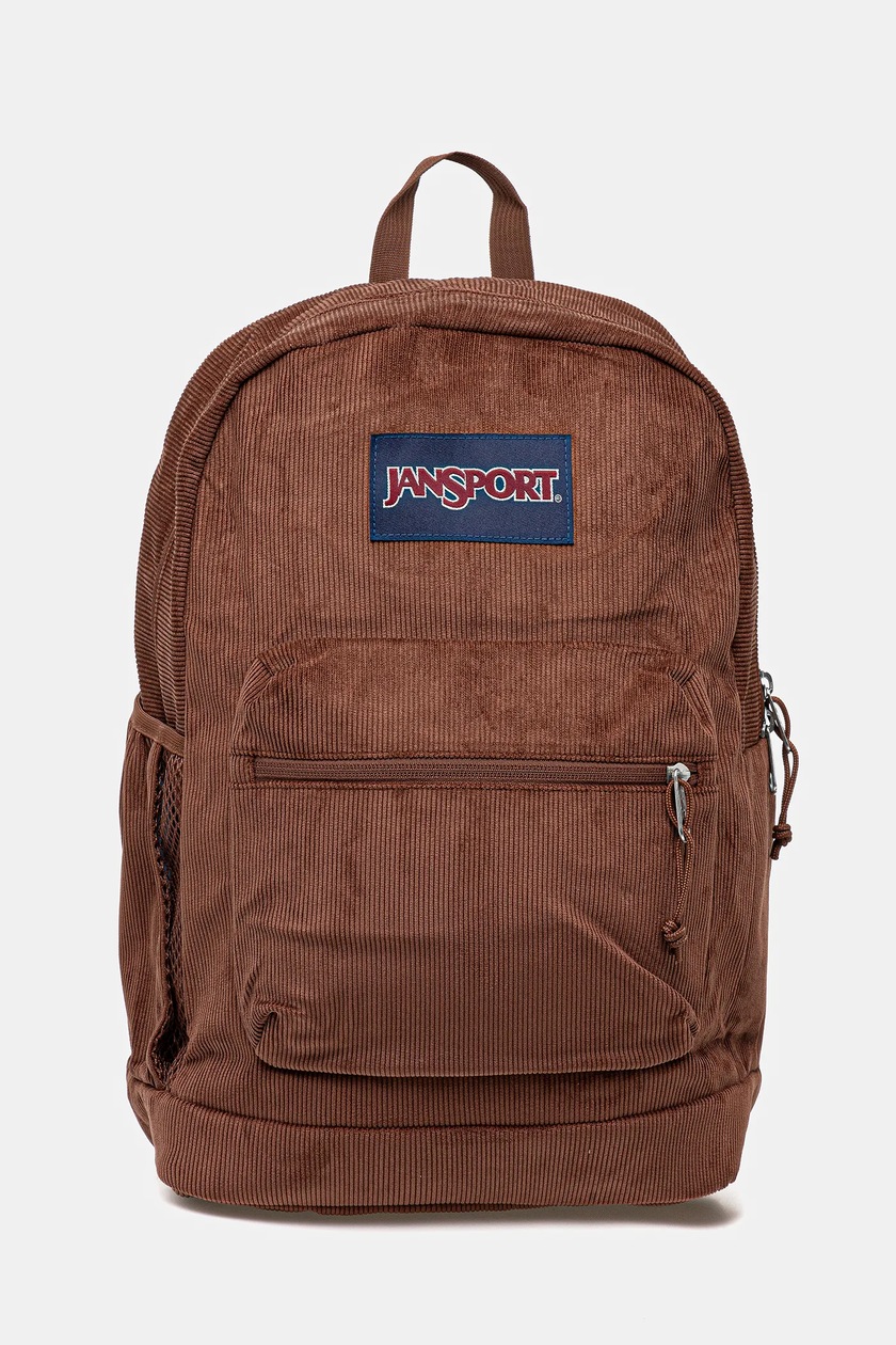 Jansport plecak Cross Town Plus Remix kolor brązowy duży gładki