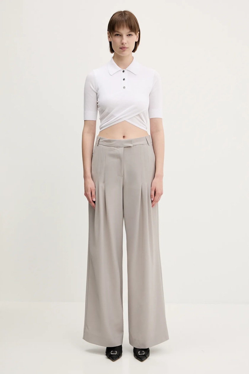 Tシャツ・カットソー SPORTMAX SS25 SHAKER CROPPED POLO SHIRT (2512361052600 001) SPORTMAX: women's polo shirt - Black | Sportmax polo shirt