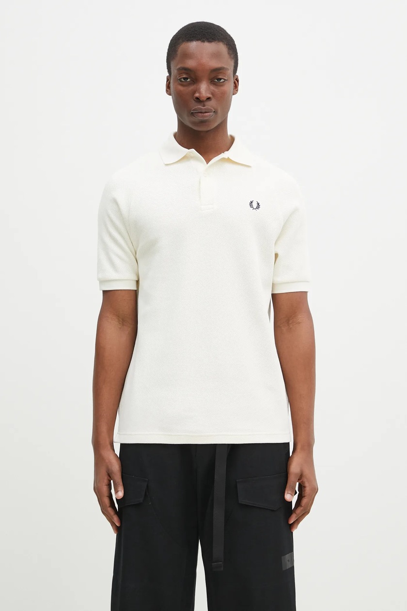 Tシャツ・カットソー FRED PERRY SS25 COTTON PIQUE POLO (FP M6000 53 608) M6006_100_V2_BASELINE_MOD1_FRO