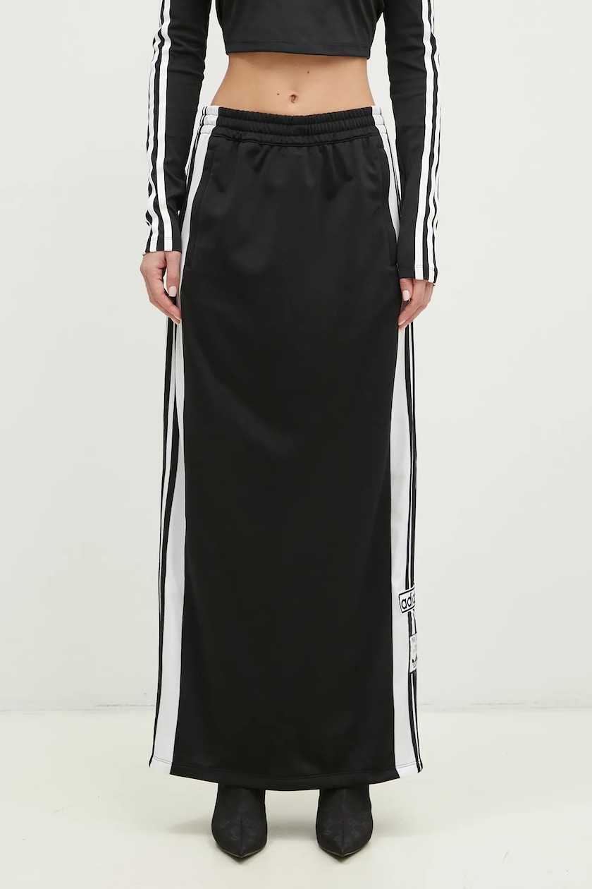 adidas Originals skirt Adibreak Adicolor Maxi Skirt black adidas Originals skirt Adibreak Adicolor Maxi Skirt black