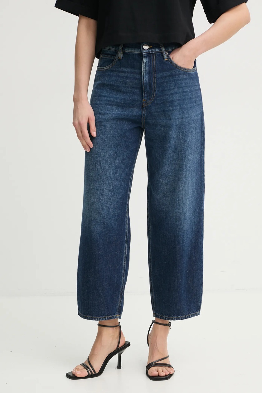 デニム・ジーパン PINKO 103857A2H6 Jeans Black Balloon-fit jeans in soft bull denim PINKO → Shop Online