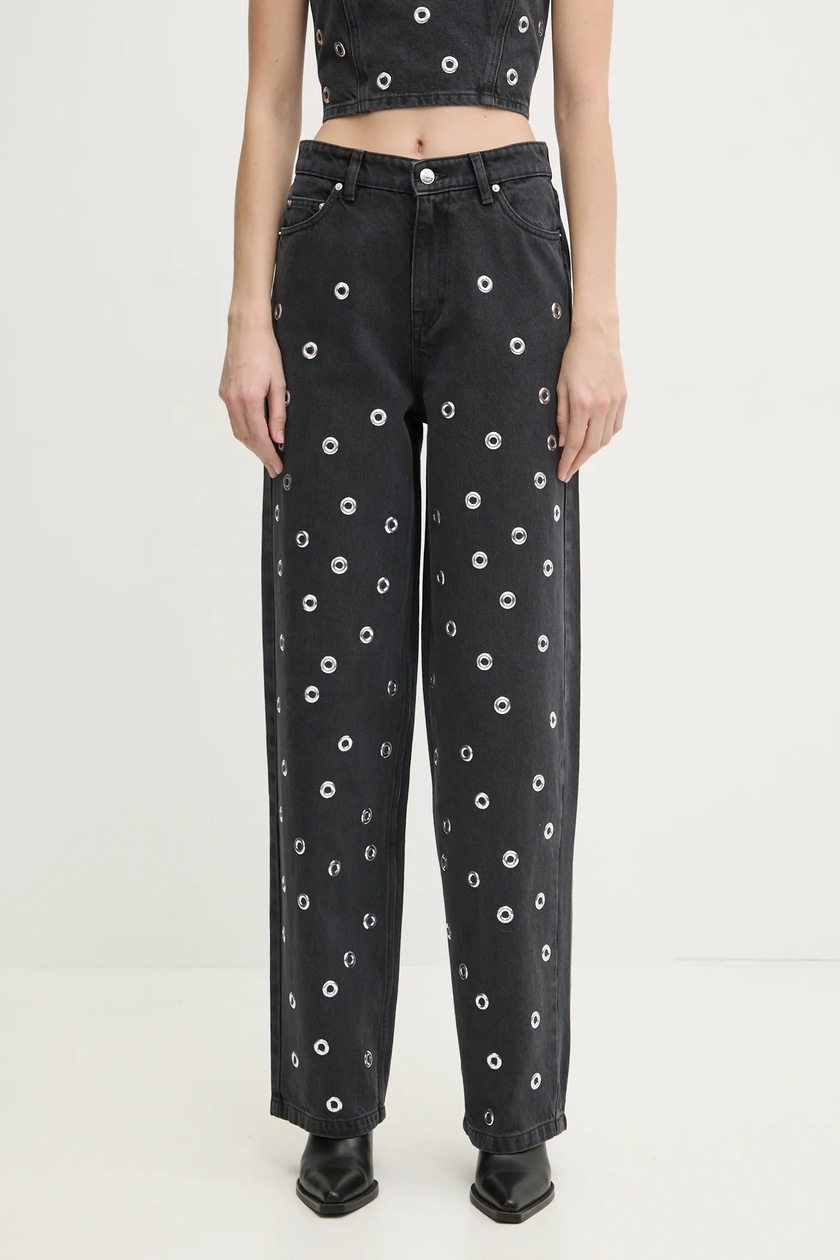 【新品】PINKO ピンコ ⭐️ストライプジーンズ ウエストにアクセント！ PINKO(ピンコ)のレディース デニム・ジーパン 人気アイテム
