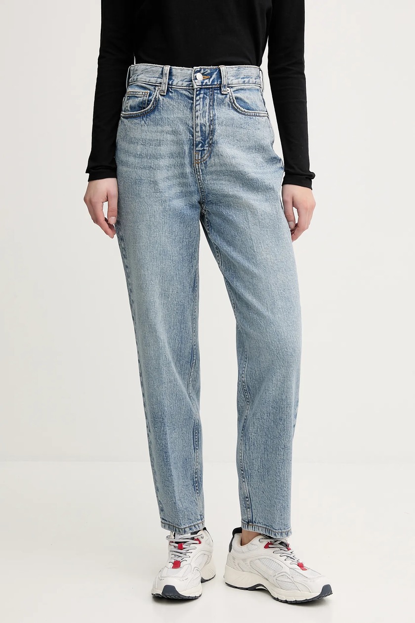 Sisley jeansy damskie high waist | Answear.com