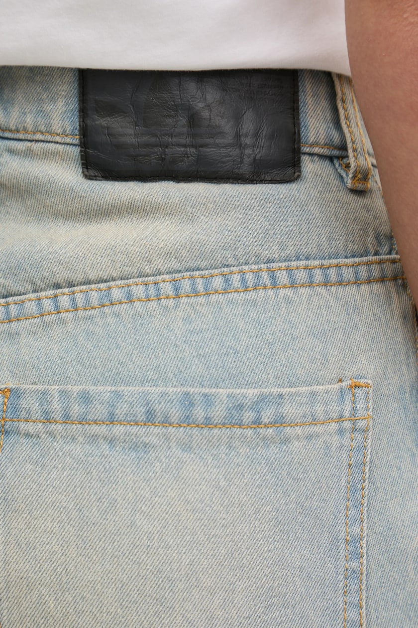 adidas Originals jeansy DENIM ZIP PANT damskie kolor adidas Originals jeansy DENIM ZIP PANT damskie kolor