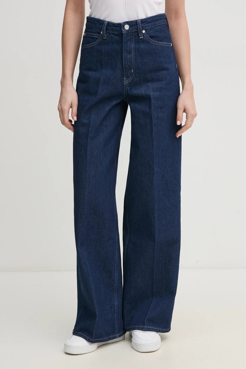 Weekend Max Mara jeansy VEGA damskie kolor granatowy