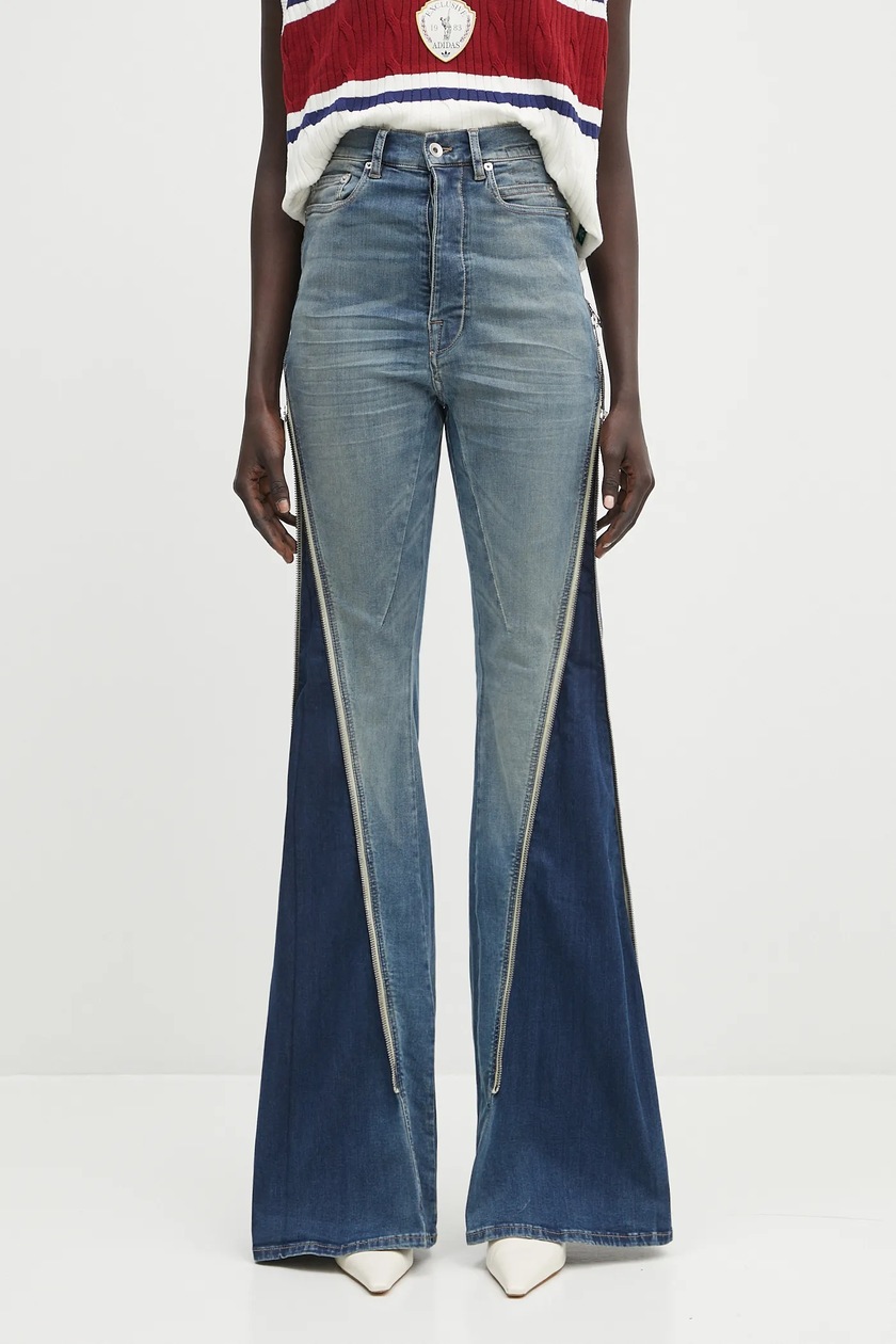 ■ANDERSSON BELL■ Flower lace bootcut jeans apa796w(WASHED Andersson Bell jeans Flower Lace Attached Bootcut women's