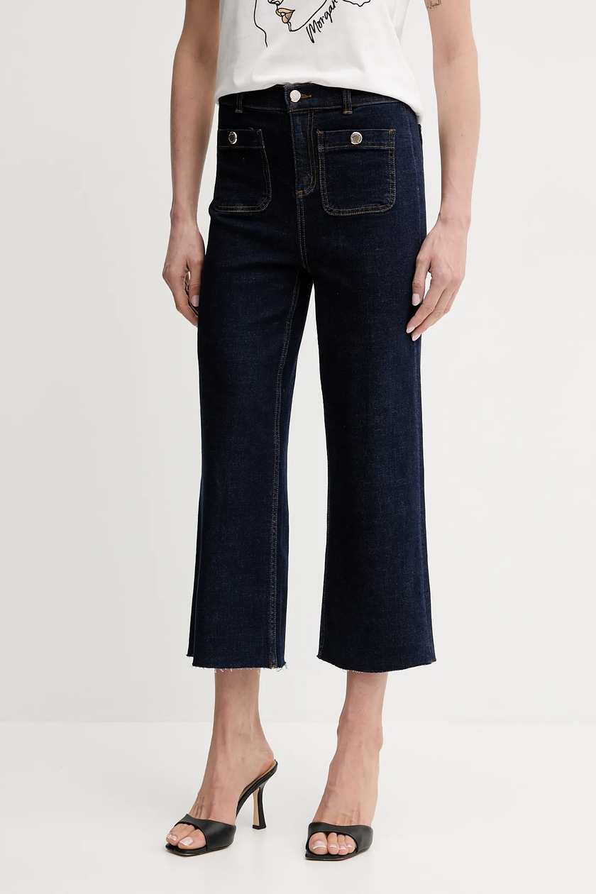 デニム・ジーパン PINKO 103857A2H6 Jeans Black Balloon-fit jeans in soft bull denim PINKO → Shop Online