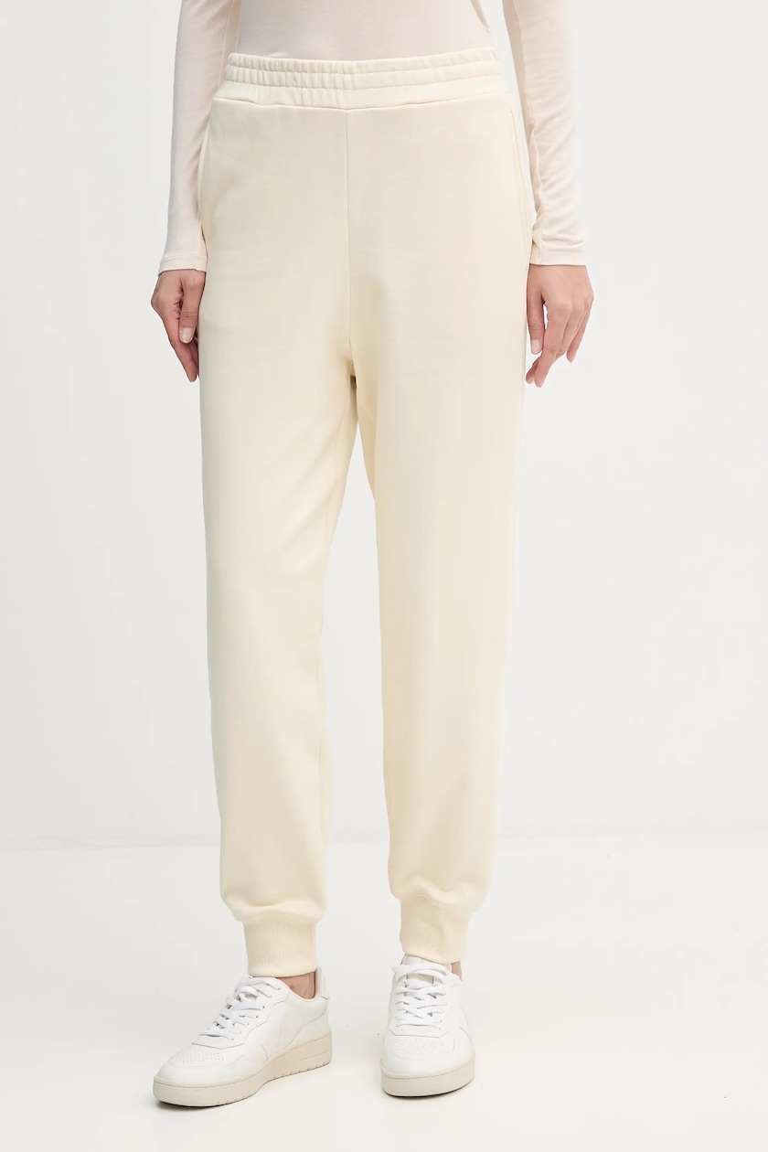 United Colors Of Benetton Pantaloni in maglia 102HDF00Z Beige Wide Leg