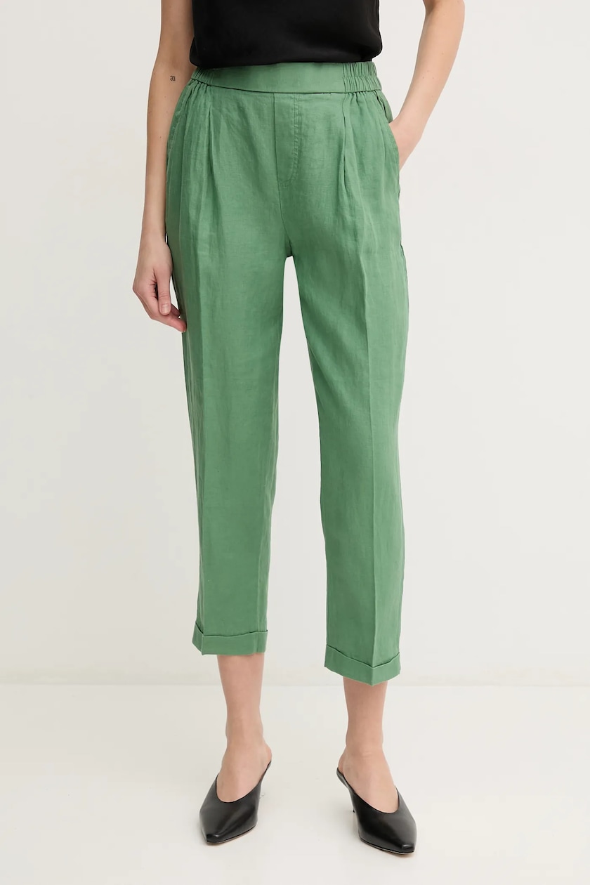 United Colors of Benetton pantaloni in lino - Main Image