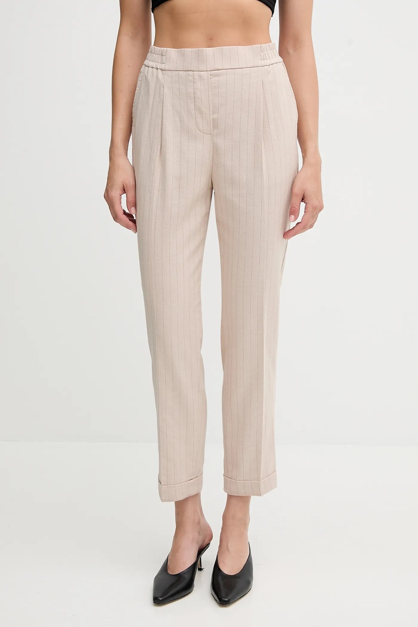 Waist Benetton Pantaloni In Lino United Colors Of Benetton