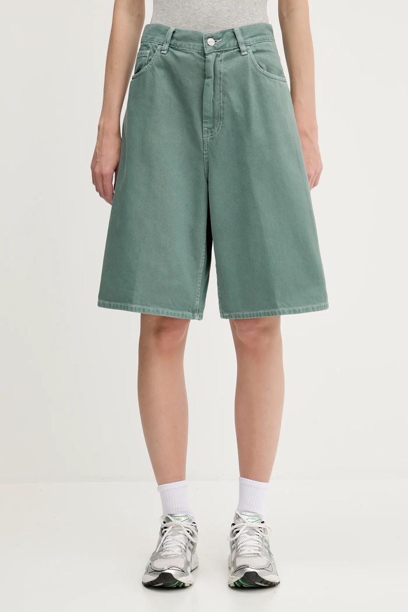 ショートパンツ SUN68 Woman Short Green P35217 84 Zena women's denim shorts slim fit olive green – CROSS JEANS