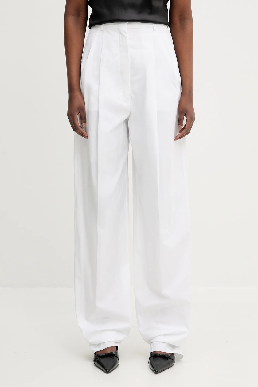 adidas Originals trousers Tailored Pant women's white color