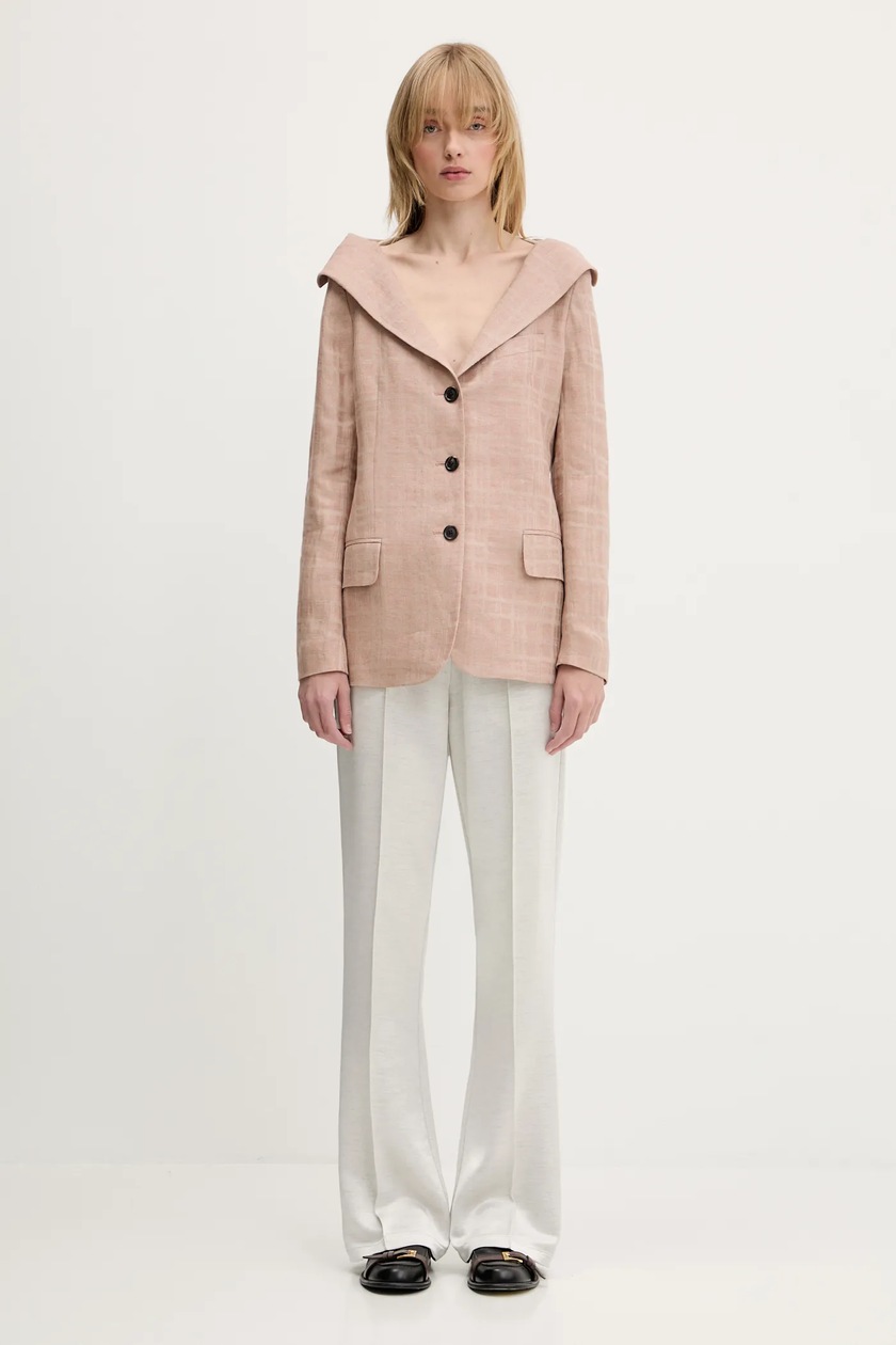 JW Anderson trousers Drawstring Waist beige color TR0399