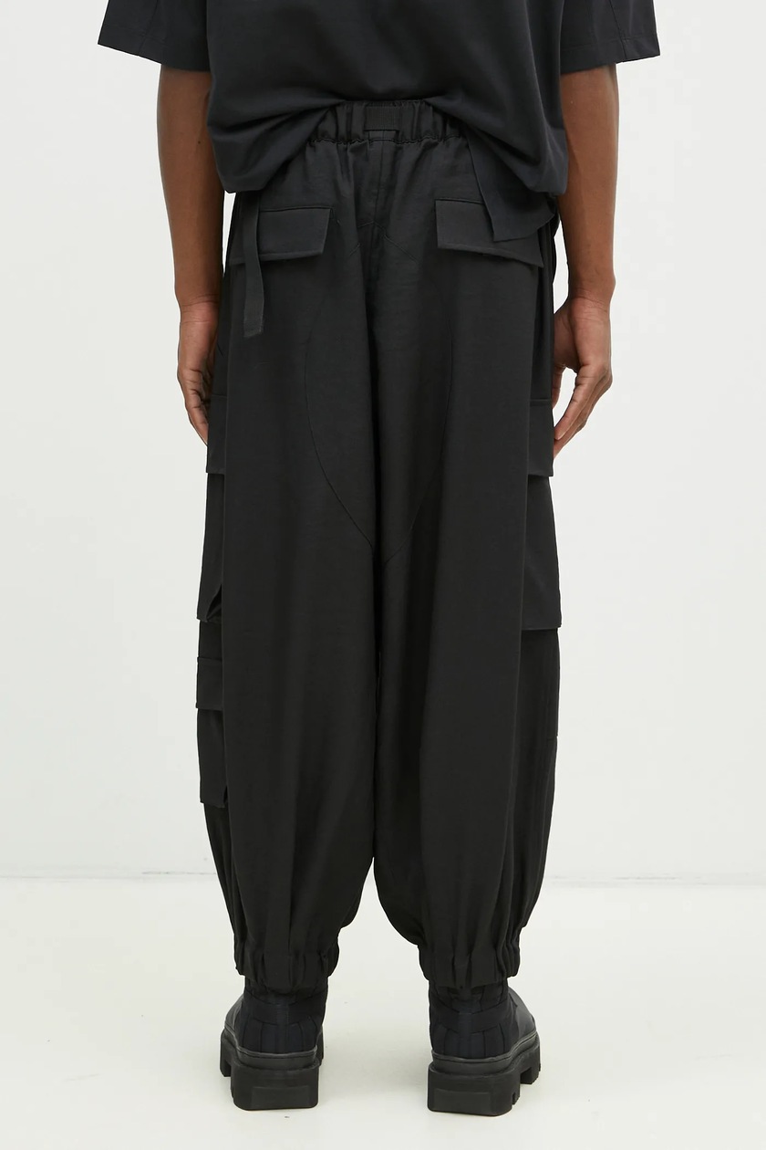 Y-3 pantaloni Sport Uniform Cuffed Cargo Pant uomo colore nero