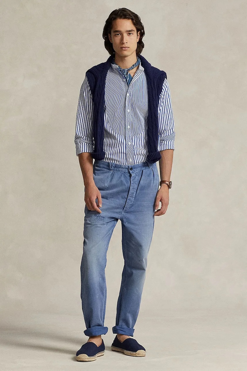 Polo Ralph Lauren trousers Slim Fit HDN Pant men's green Polo Ralph Lauren trousers Slim Fit HDN Pant men's green