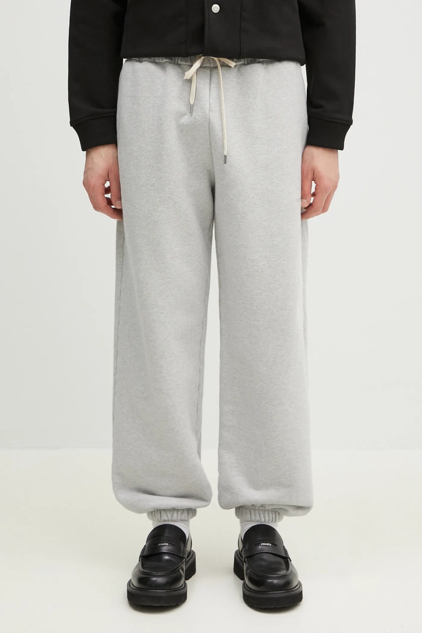 VETEMENTS joggers Embroidered Logo gray color UA66SP630G at