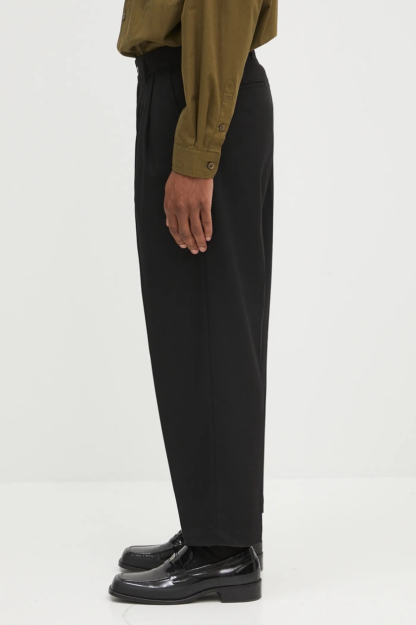 NEIGHBORHOOD 24AW TWO TUCK PANTS 黒 M 美品 NEIGHBORHOOD ネイバーフッド 24AW BW.TUCK PANTS 242AQNH-PTM06 BLACK