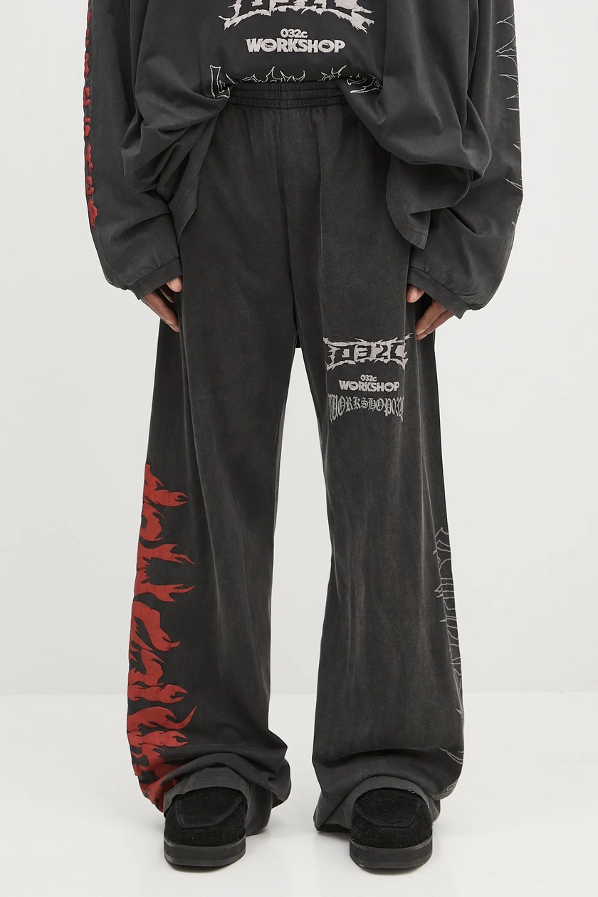 Needles joggers Narrow Track Pant black color with an