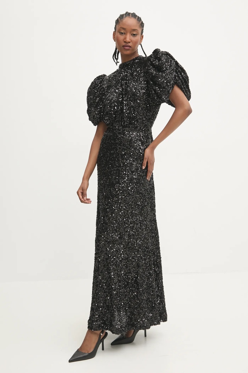Rotate dress black color 113621100 at PRM US