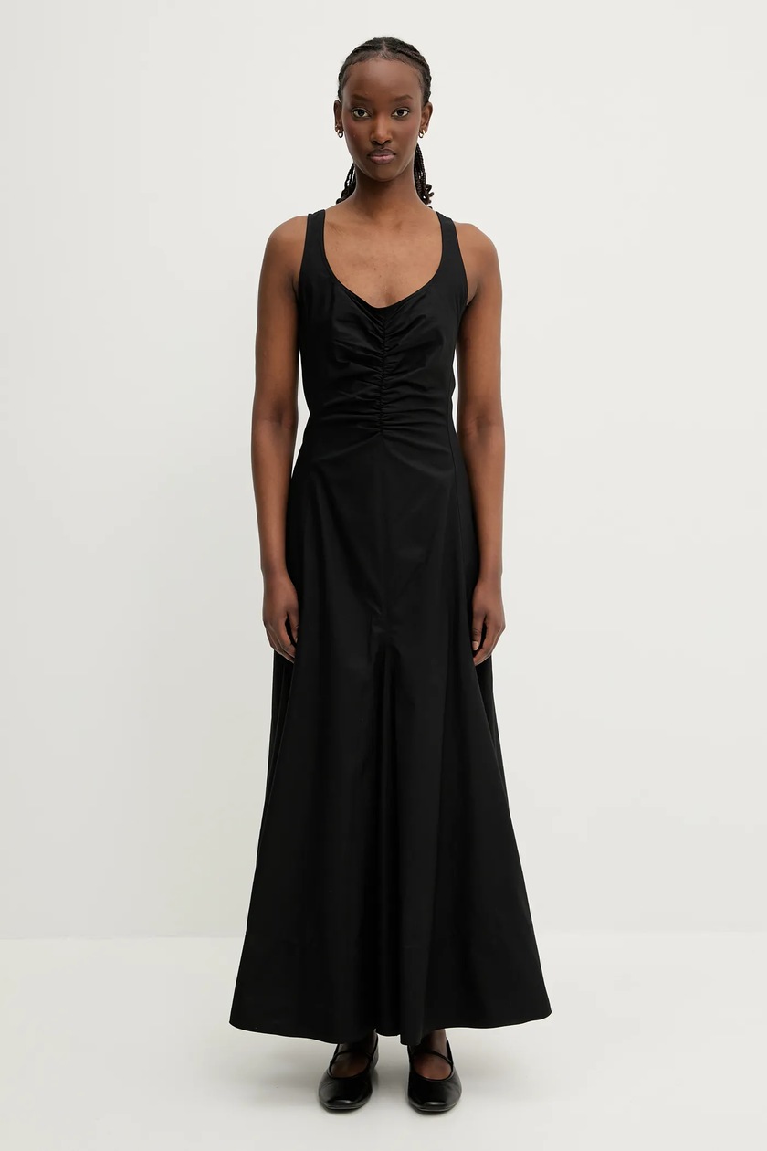 ワンピース SPORTMAX 'Galante' dress Fit-and-flare cotton dress, black | Sportmax
