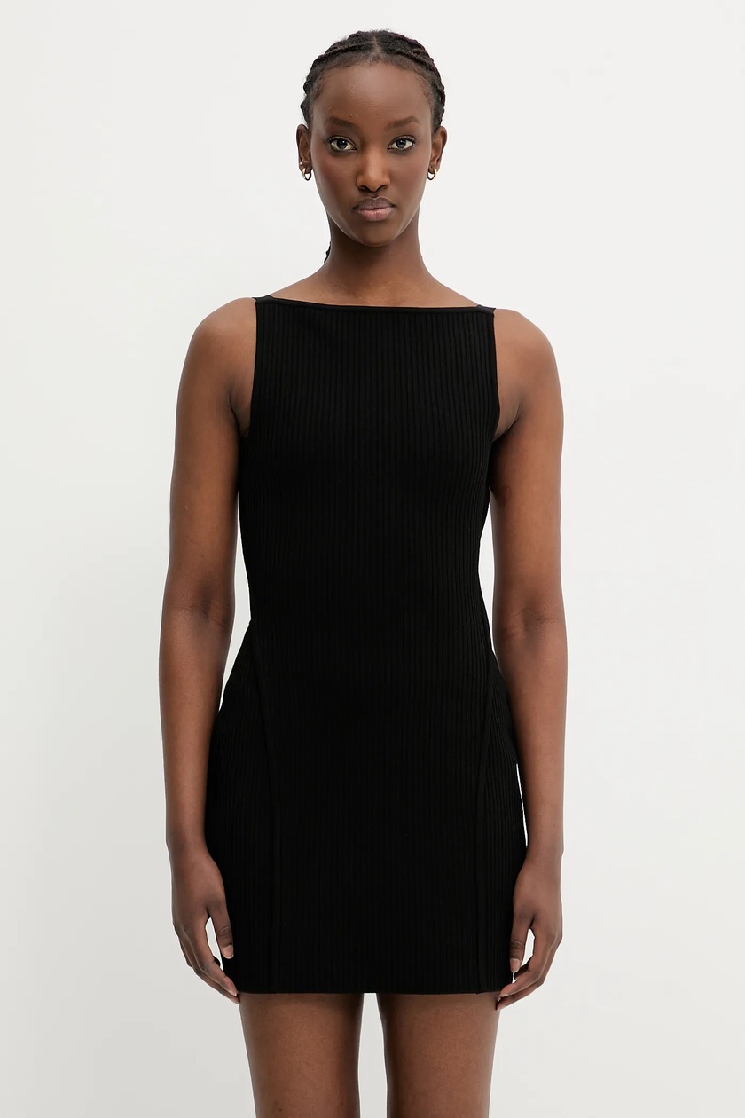 ワンピースその他 Sportmax Black shirt dress in viscose jersey Sportmax Black shirt dress in viscose jersey | TheDoubleF