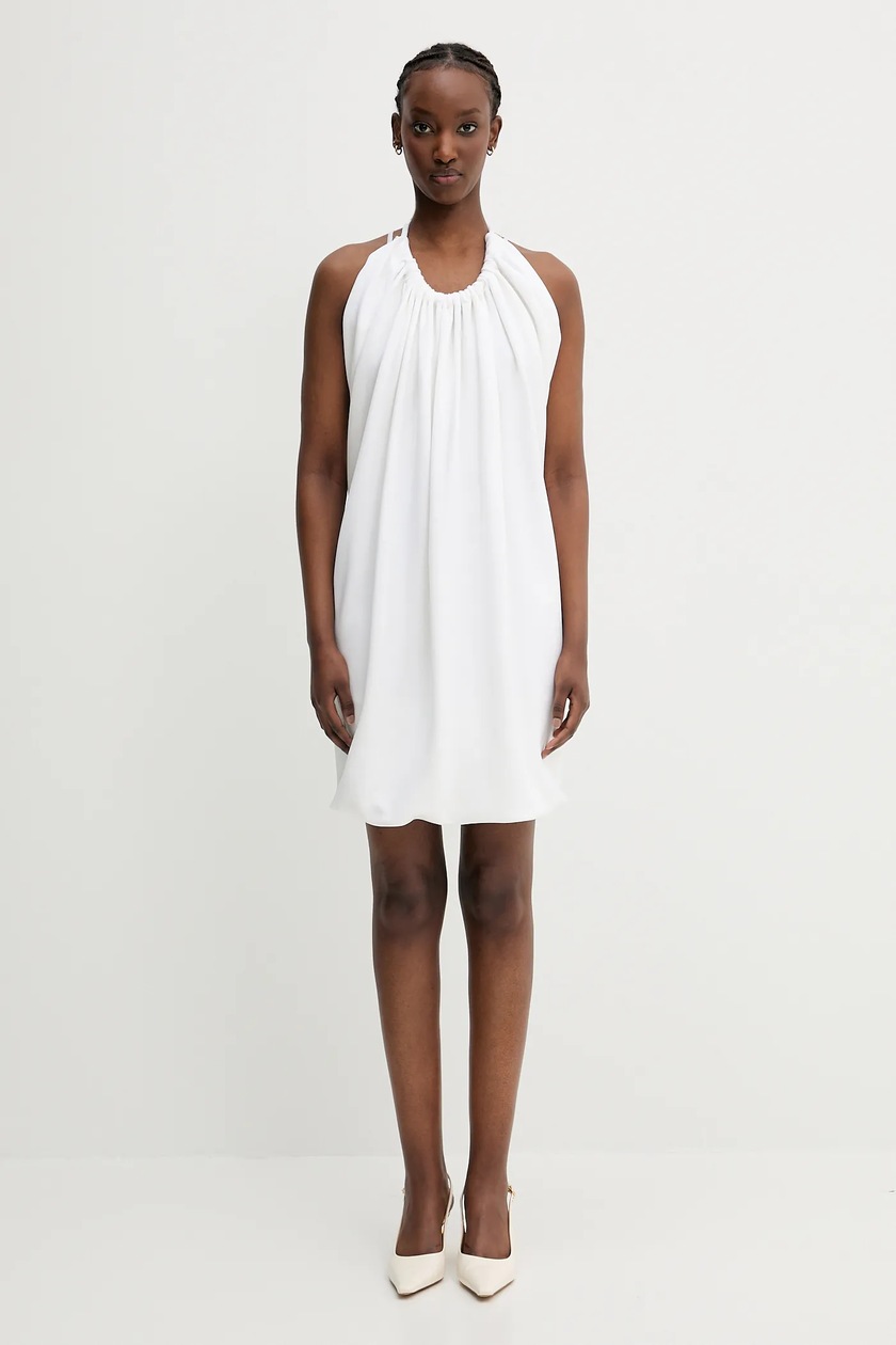 ワンピース SPORTMAX SS25 FABIANA DRESS (2512221092600 001) Sportmax cotton dress Fabiana white color 2512221092600 at