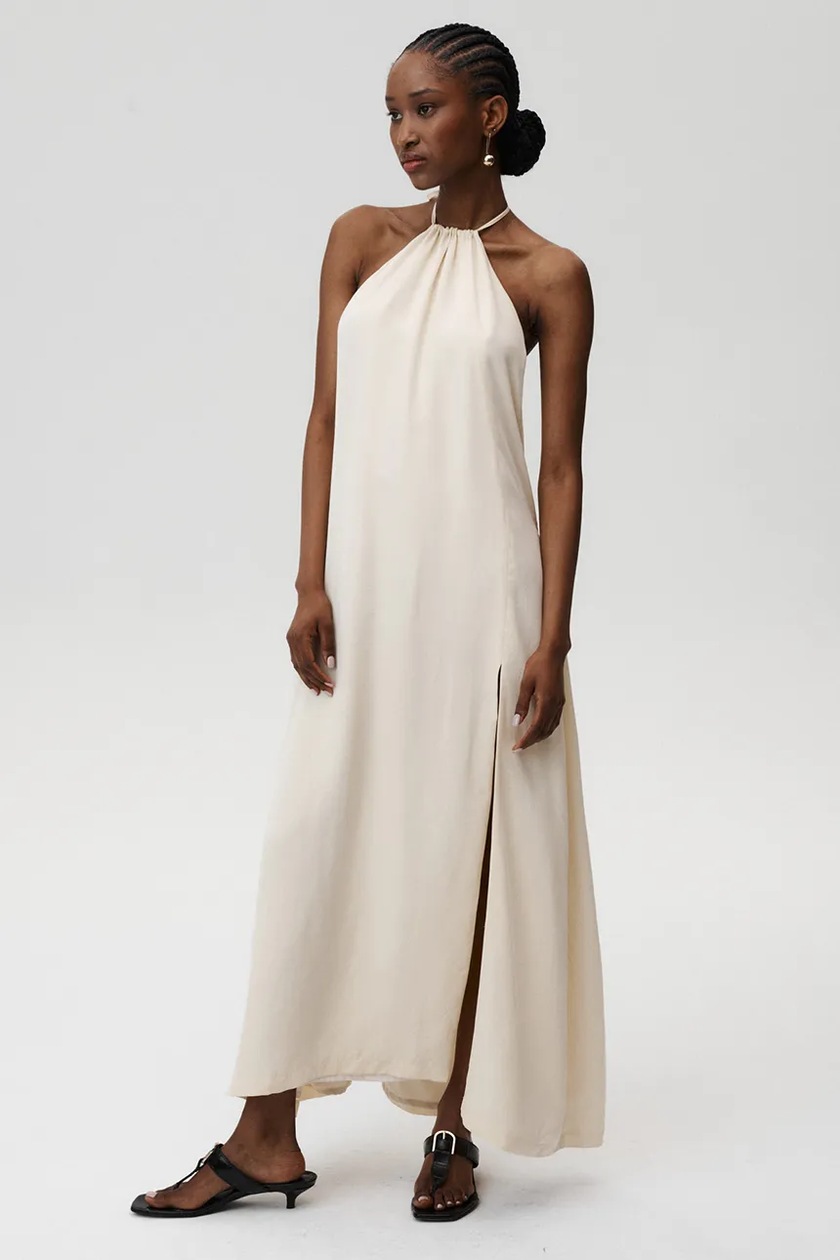 Undress Code sukienka Desire Dress kolor beżowy maxi prosta 908