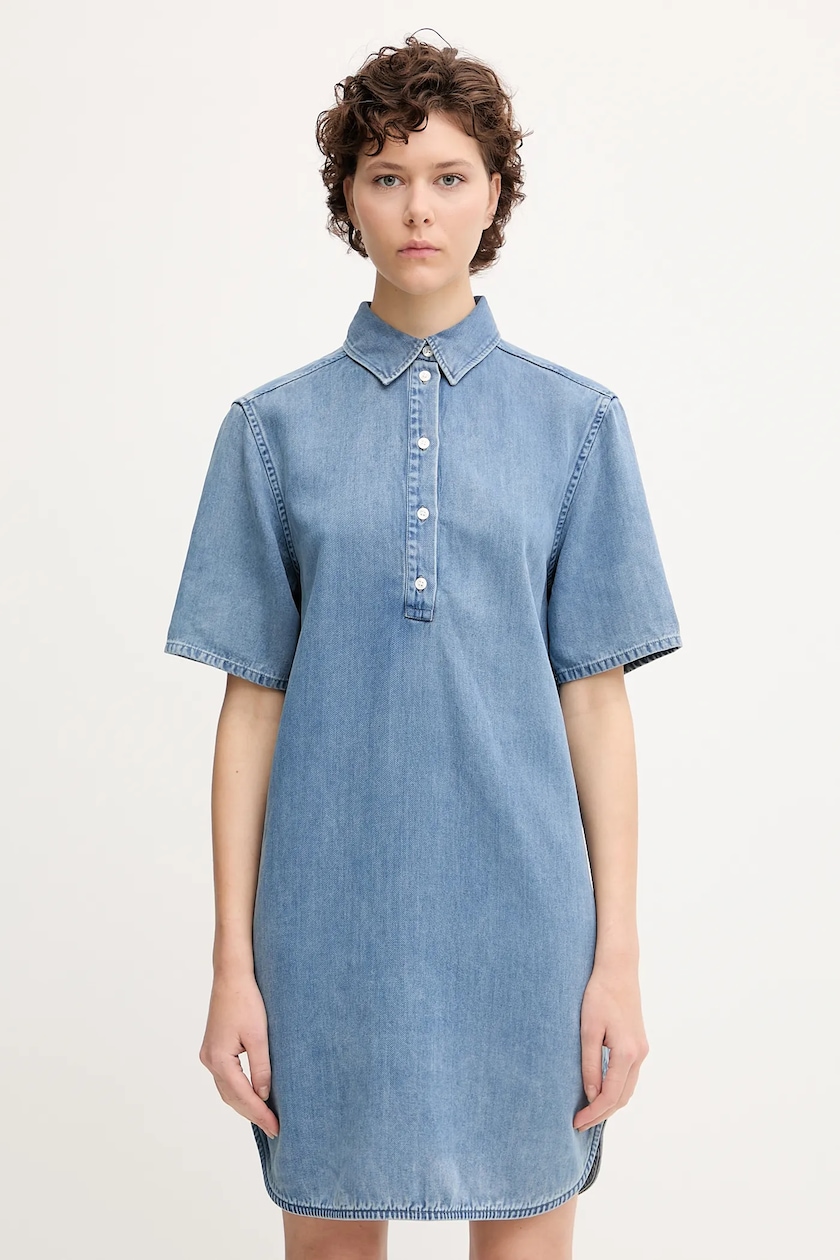 ksubi denim shirt dress Ksubi Women's Dauphine Belted Mini Aged, Denim, Size Small