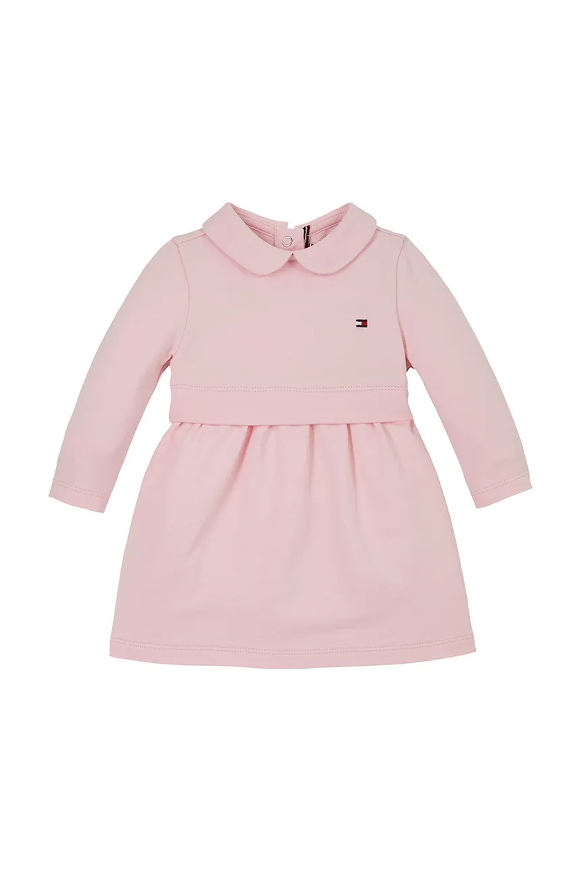 Tommy Hilfiger vestito in cotone neonata - Main Image