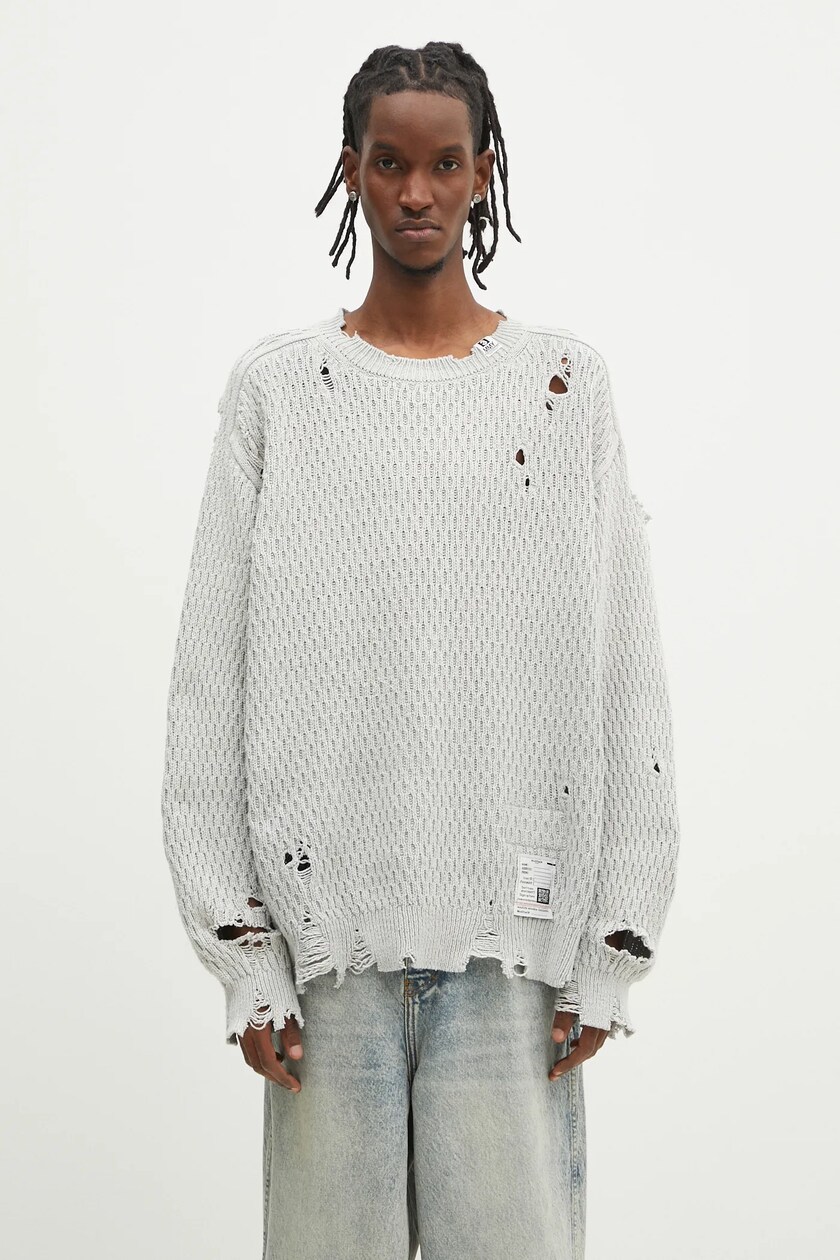 Maison MIHARA YASUHIRO cotton jumper Sun Faded Knit Pullover